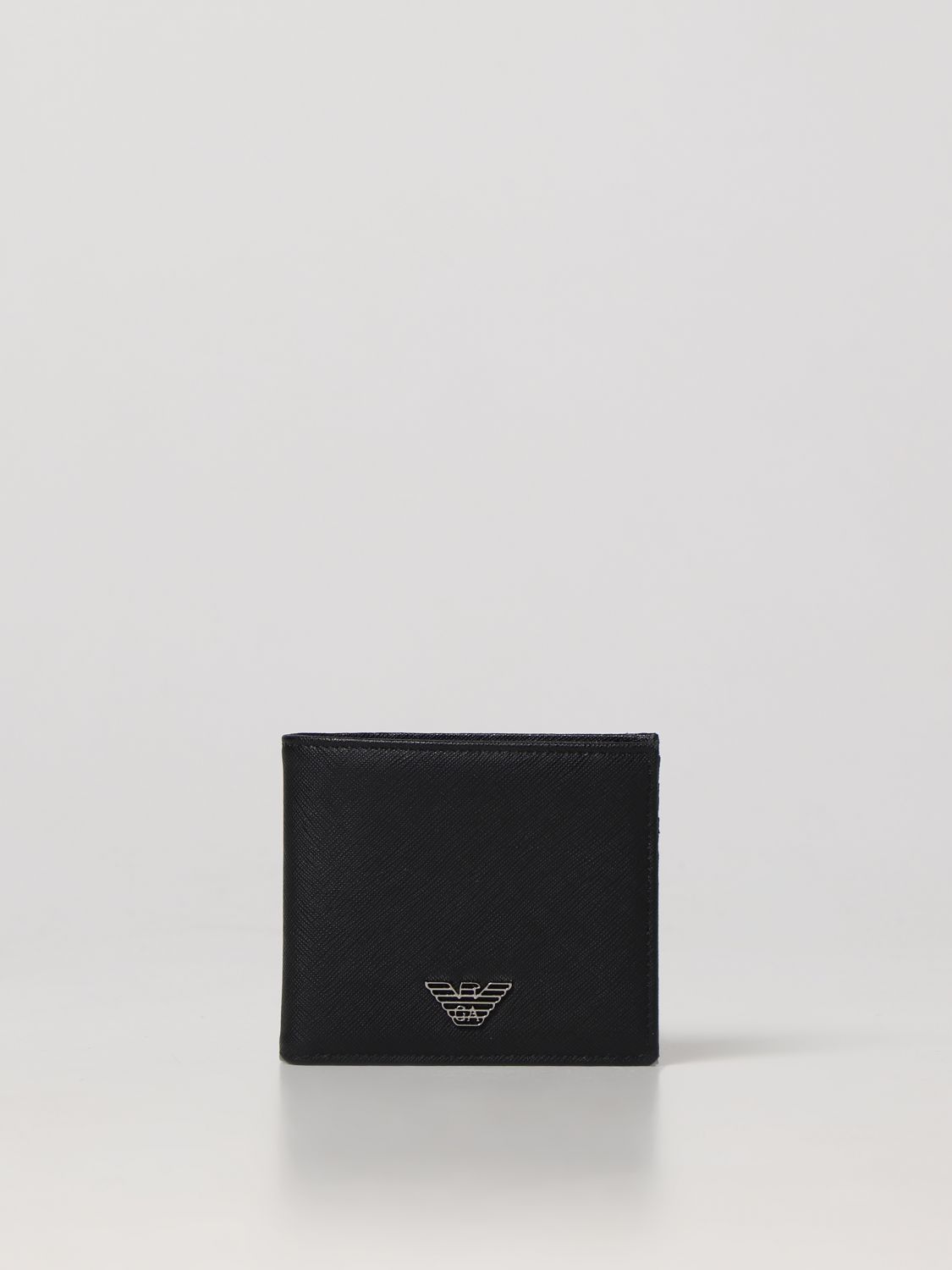 EMPORIO ARMANI: wallet for man - Black | Emporio Armani wallet Y4R168Y138E  online on 