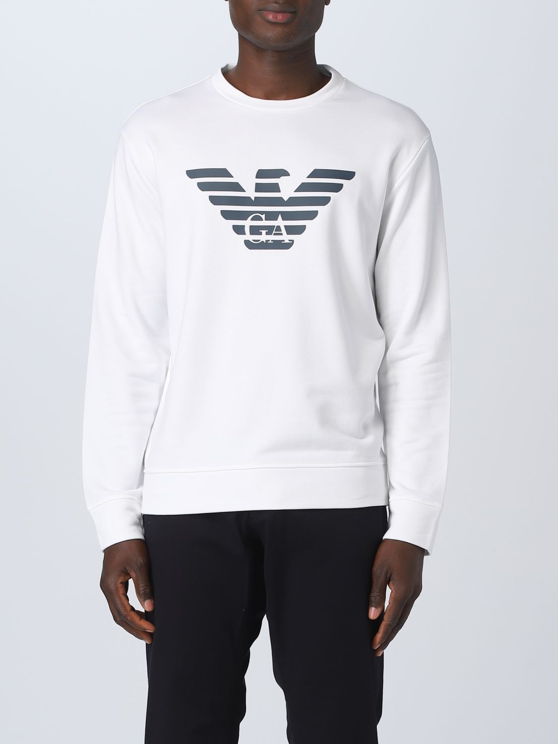 Emporio Armani Sweatshirt  Men Color White