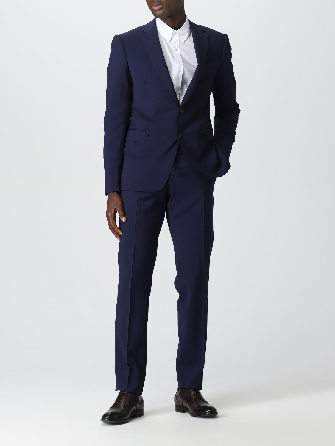 EMPORIO ARMANI: suit for man - Blue | Emporio Armani suit D41VMM01504  online on 
