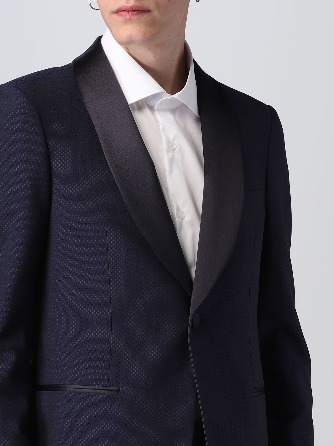 EMPORIO ARMANI: suit for man - Blue | Emporio Armani suit D41VWGD1624  online on 