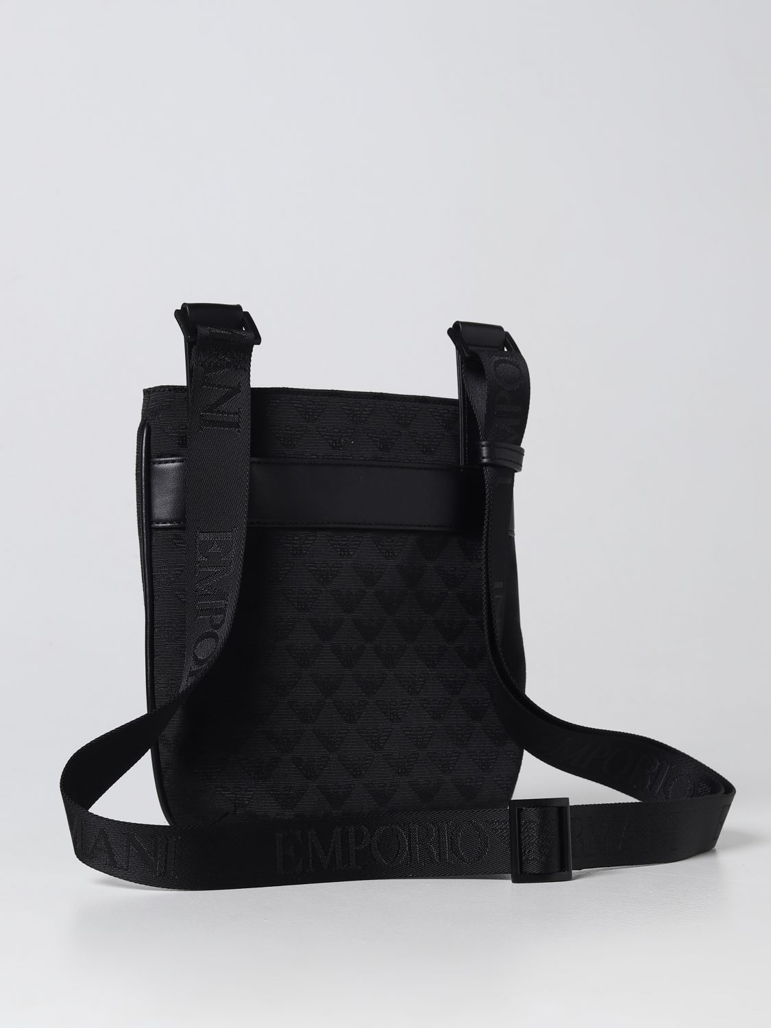EMPORIO ARMANI: shoulder bag for man - Black | Emporio Armani shoulder bag  Y4M234Y022V online on 