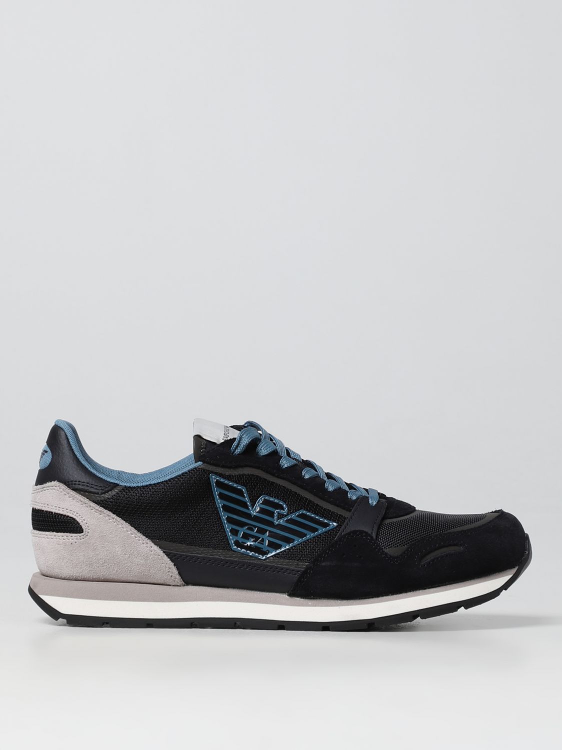 Nat Beringstraat Echter EMPORIO ARMANI: sneakers for man - Blue | Emporio Armani sneakers  X4X537XN730 online on GIGLIO.COM