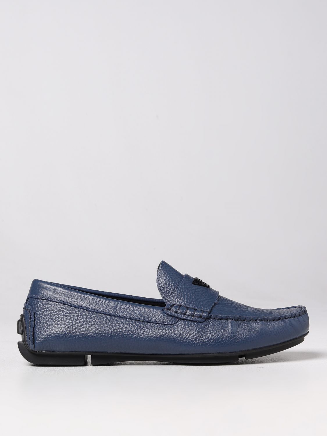 Emporio Armani Shoes  Men Color Blue