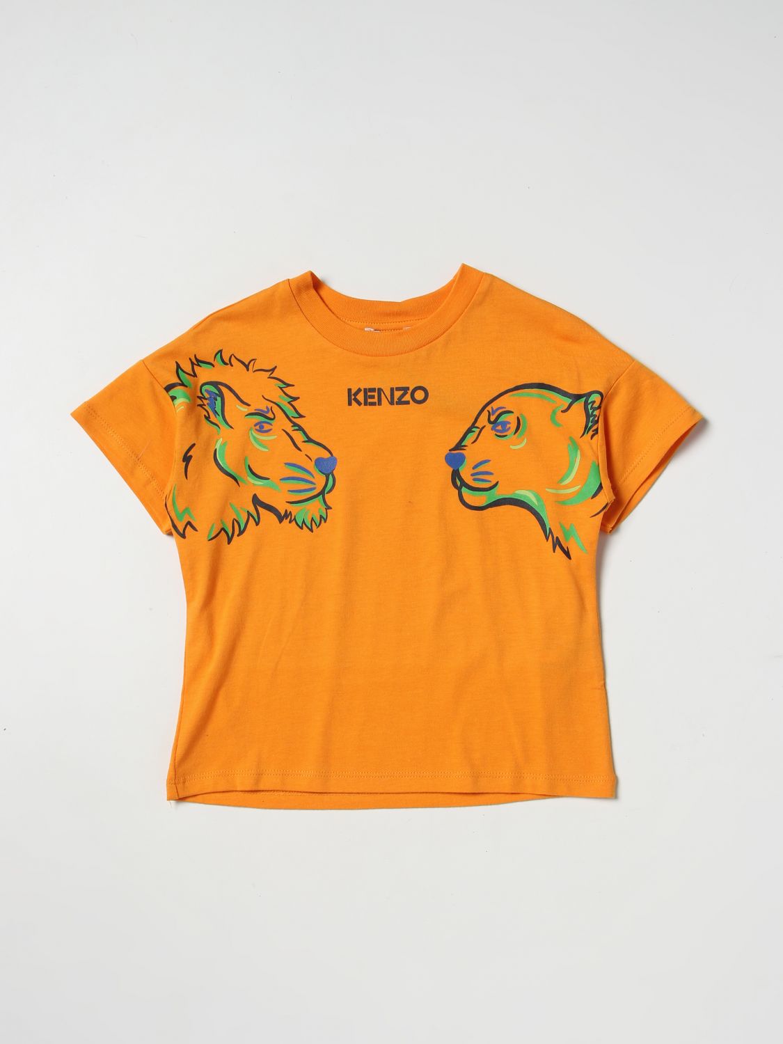 Kenzo T恤  Kids 儿童 颜色 橙色 In Orange