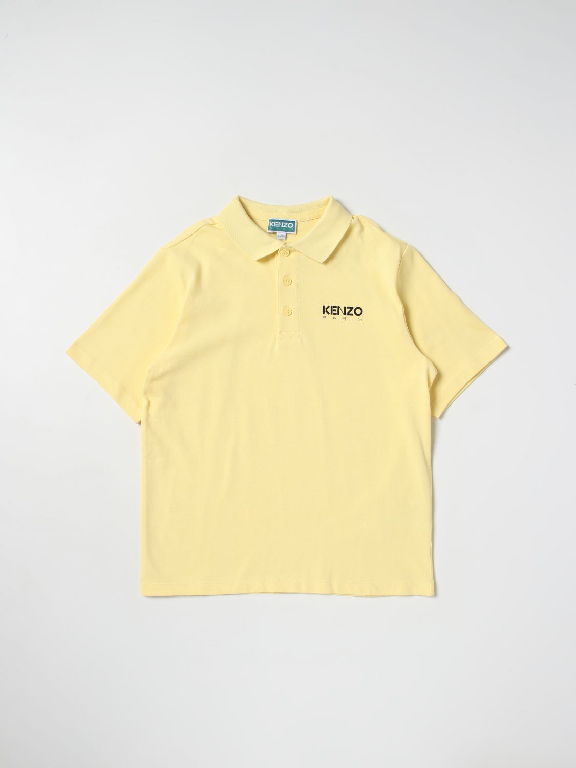Kenzo Polo Shirt  Junior Kids In Yellow