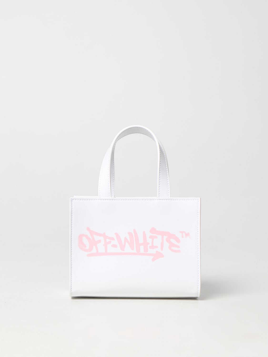 OFF-WHITE PATENT LEATHER BAG,377039001