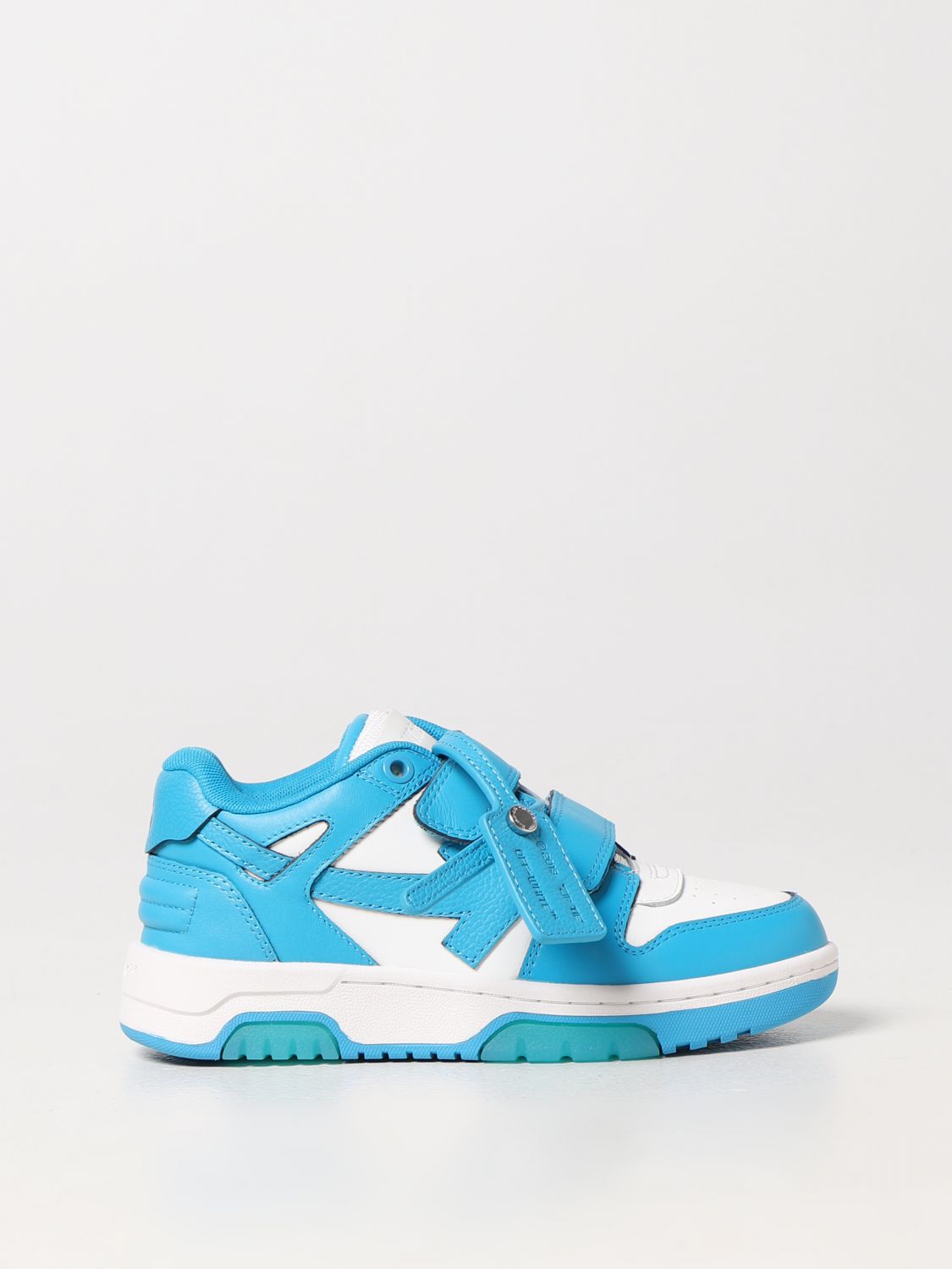 오프 화이트(Off-White): 신발 남아 - 블루 | Giglio.Com에서 오프 화이트 신발 Obia008S23Lea001  상품들을 온라인으로 만나보세요