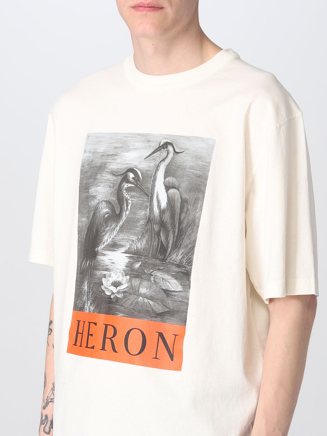 T-shirt Heron Preston: Heron Preston t-shirt for men white 3