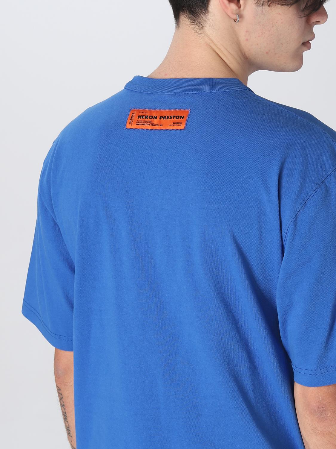 T-shirt Heron Preston: Heron Preston t-shirt for men blue 4