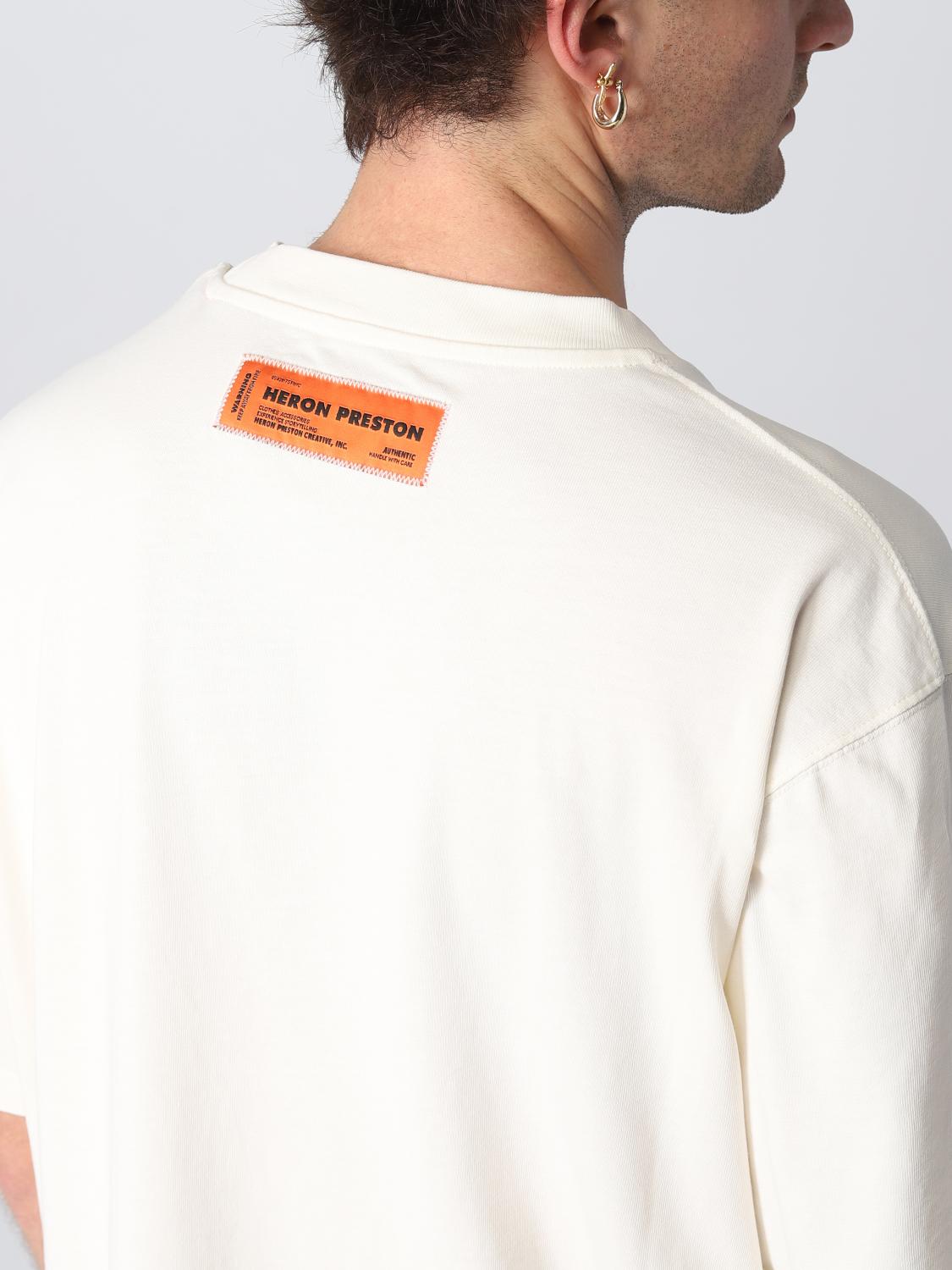HERON PRESTON tshirt for man White Heron Preston tshirt HMAA034C99JER002 online on