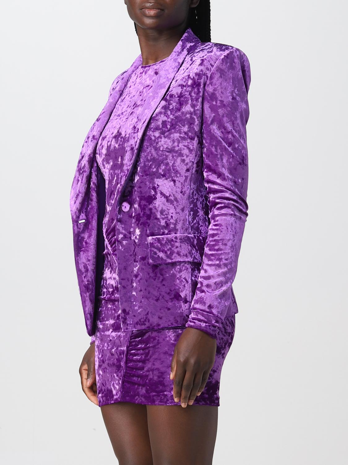 Americana Patrizia Pepe: Americana Patrizia Pepe para mujer violeta 4