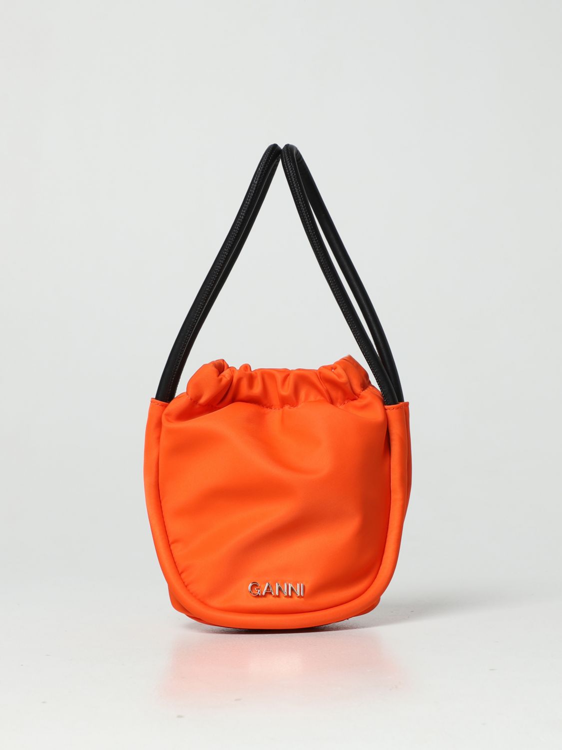 Ganni Mini Bag  Woman In Orange