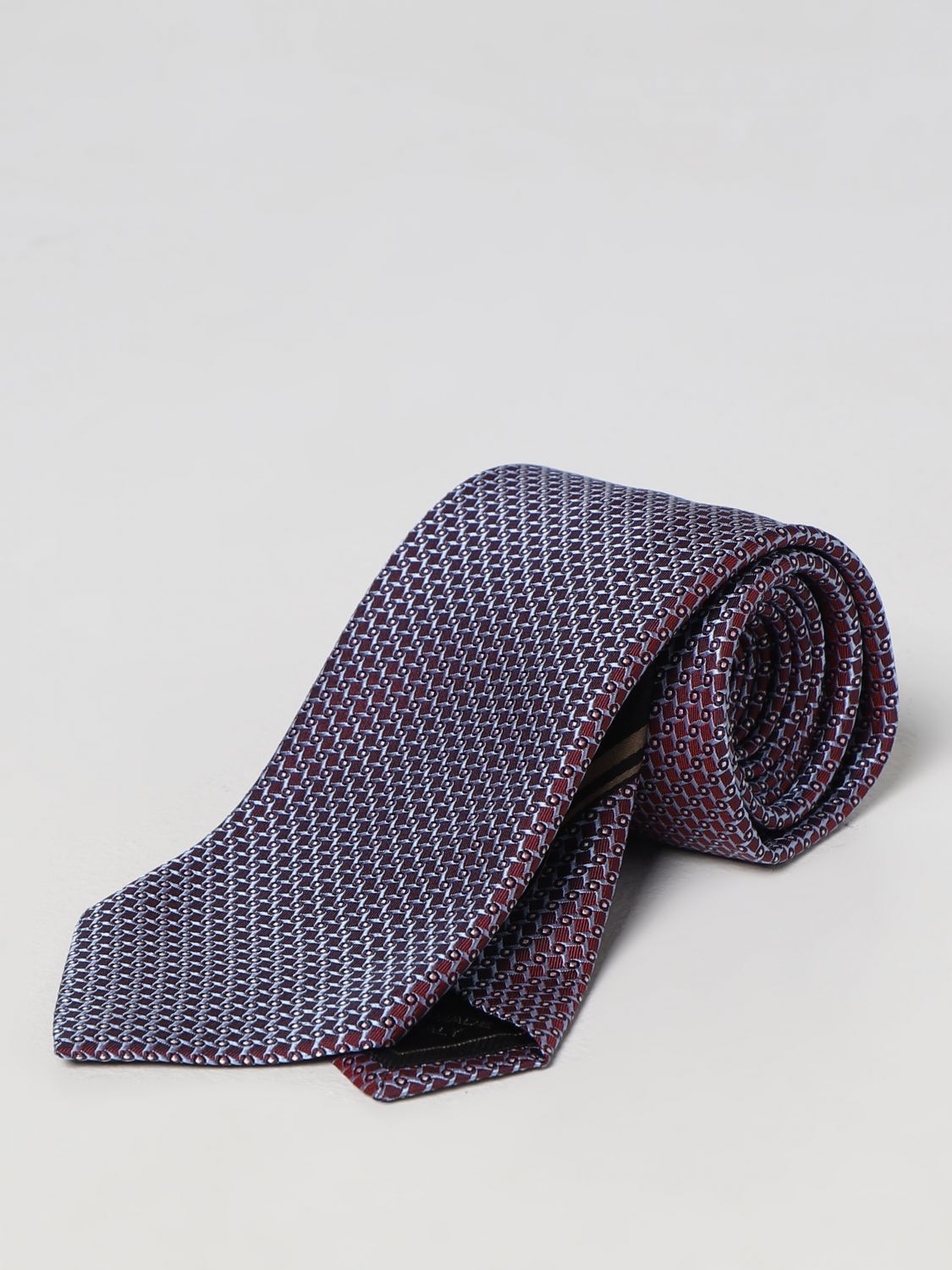 BRIONI: tie for man - Burgundy | Brioni tie O61D00PA482 online on ...