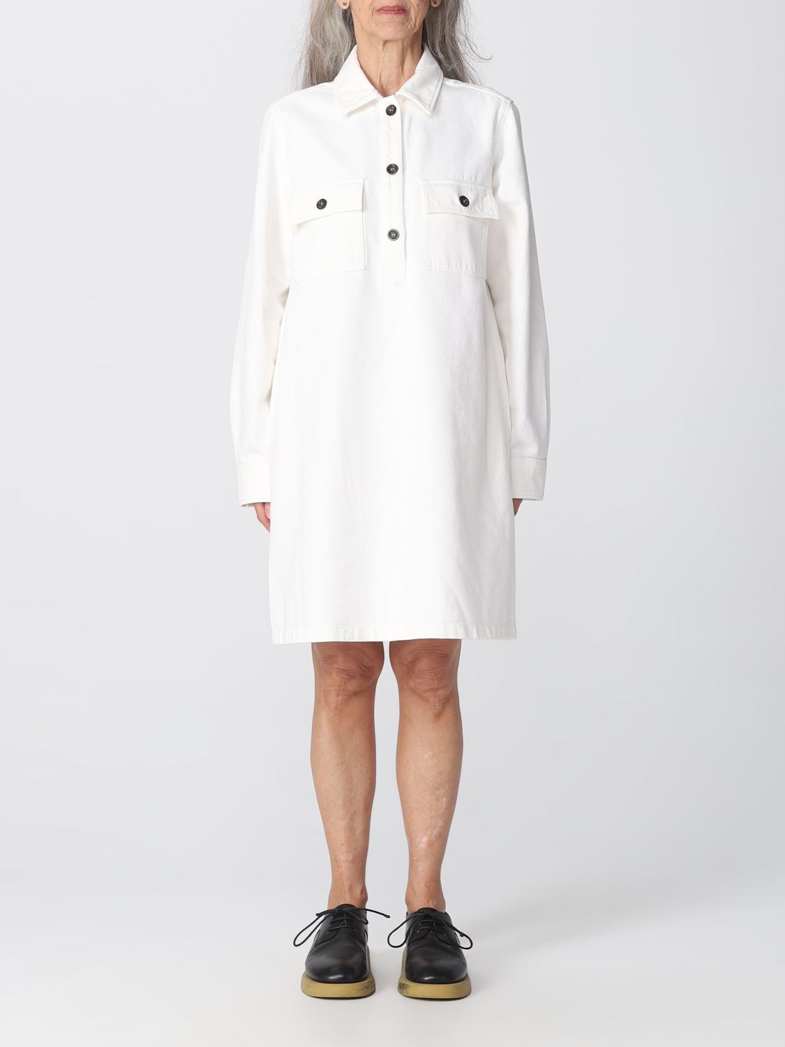 Apc Dress A.p.c. Woman In White