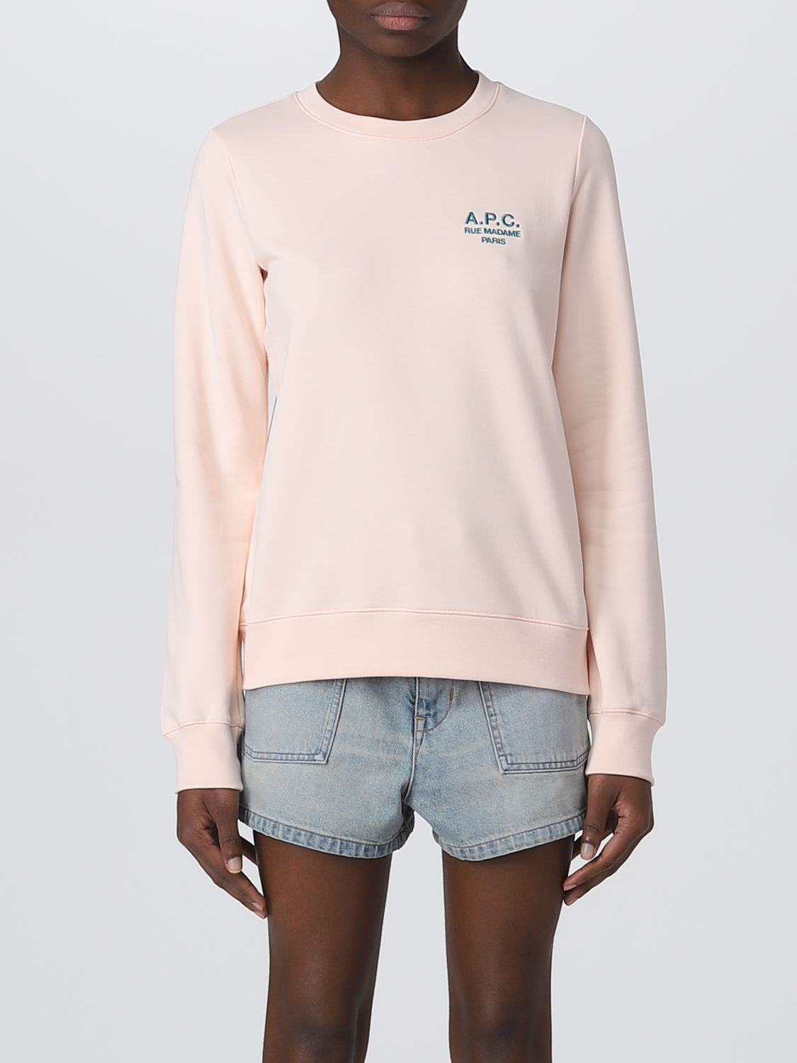 Apc Sweatshirt A.p.c. Woman Color Blush Pink
