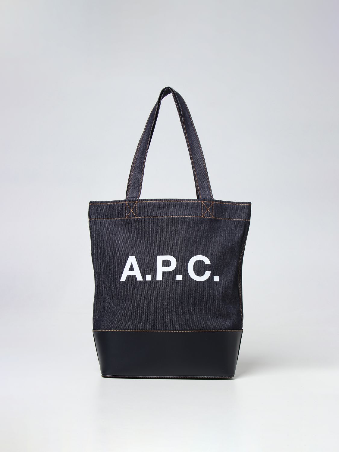 Shop Apc Bags A. P.c. Men Color Blue