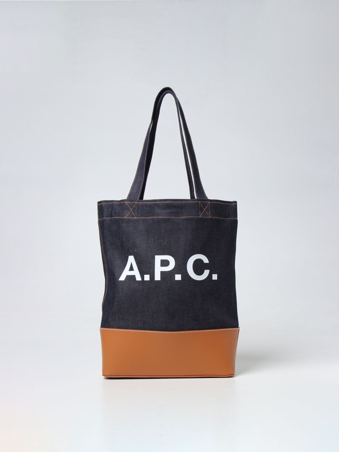 Shop Apc Bags A. P.c. Men Color Leather