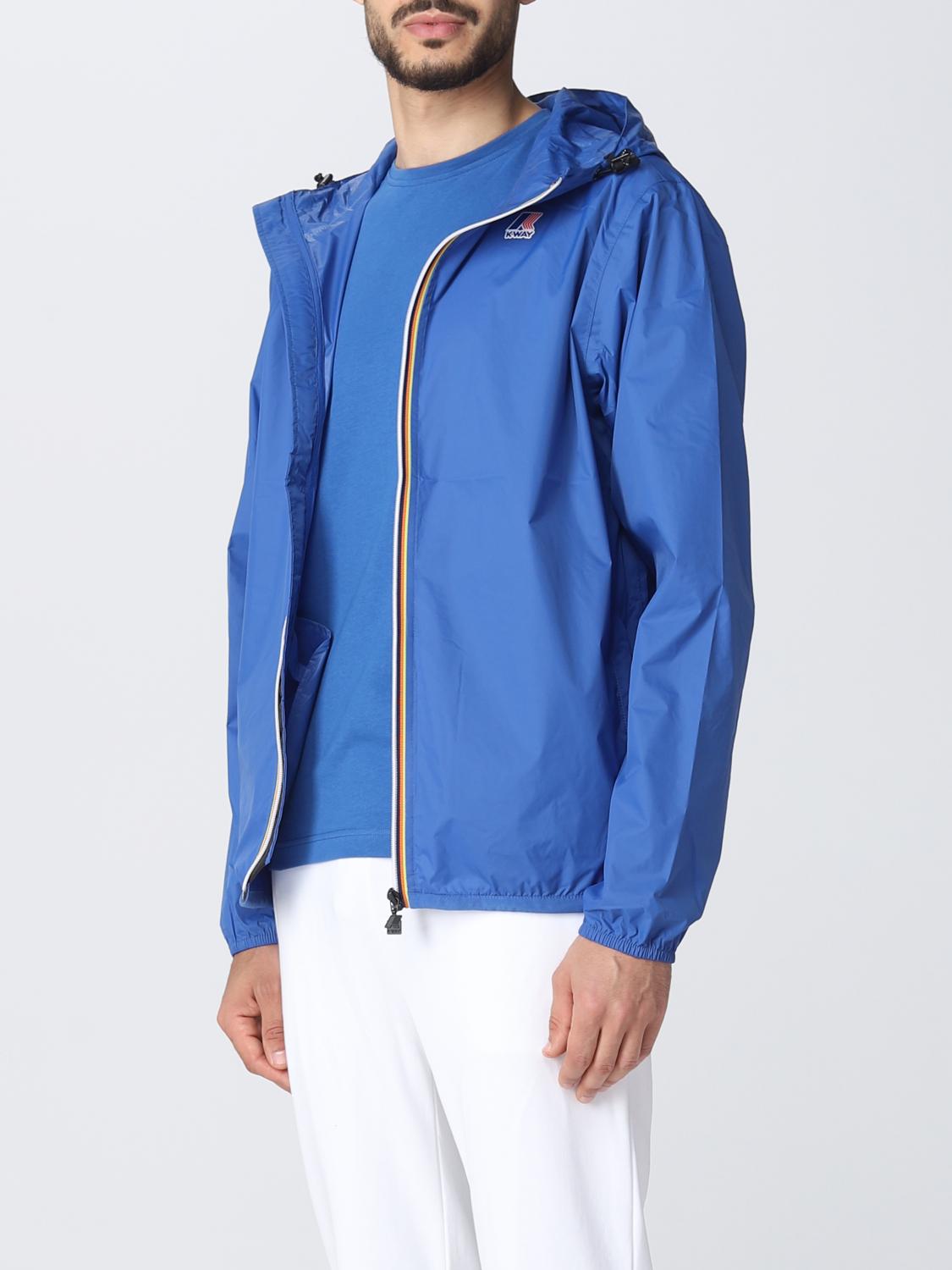 KWAY jacket for man Royal Blue KWay jacket K004BD0 online on