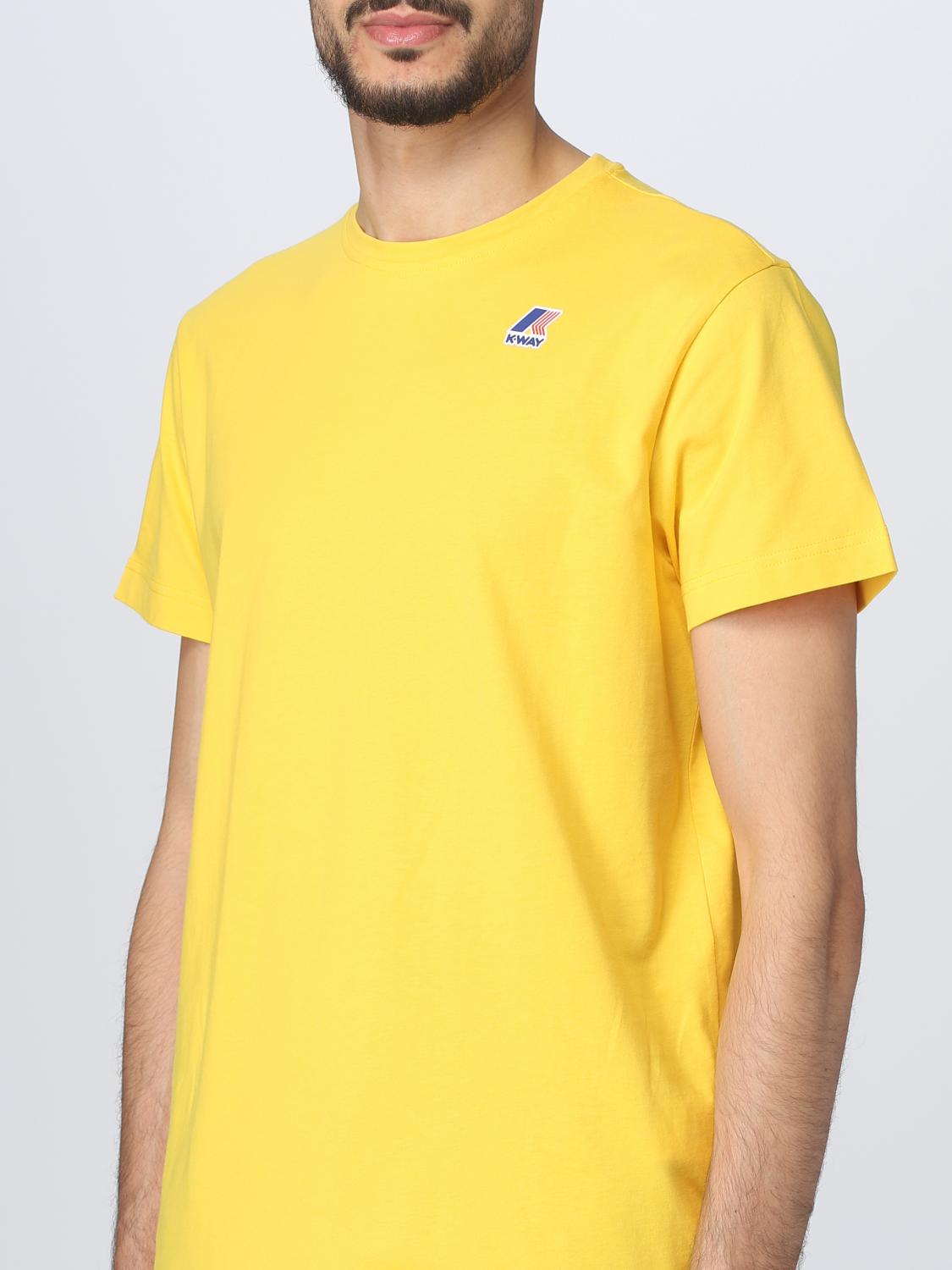 ケイウェイ メンズ Tシャツ トップス T-shirts Yellow - Tシャツ