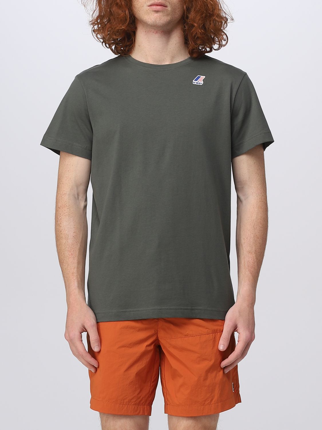 K-way T-shirt  Herren Farbe Military