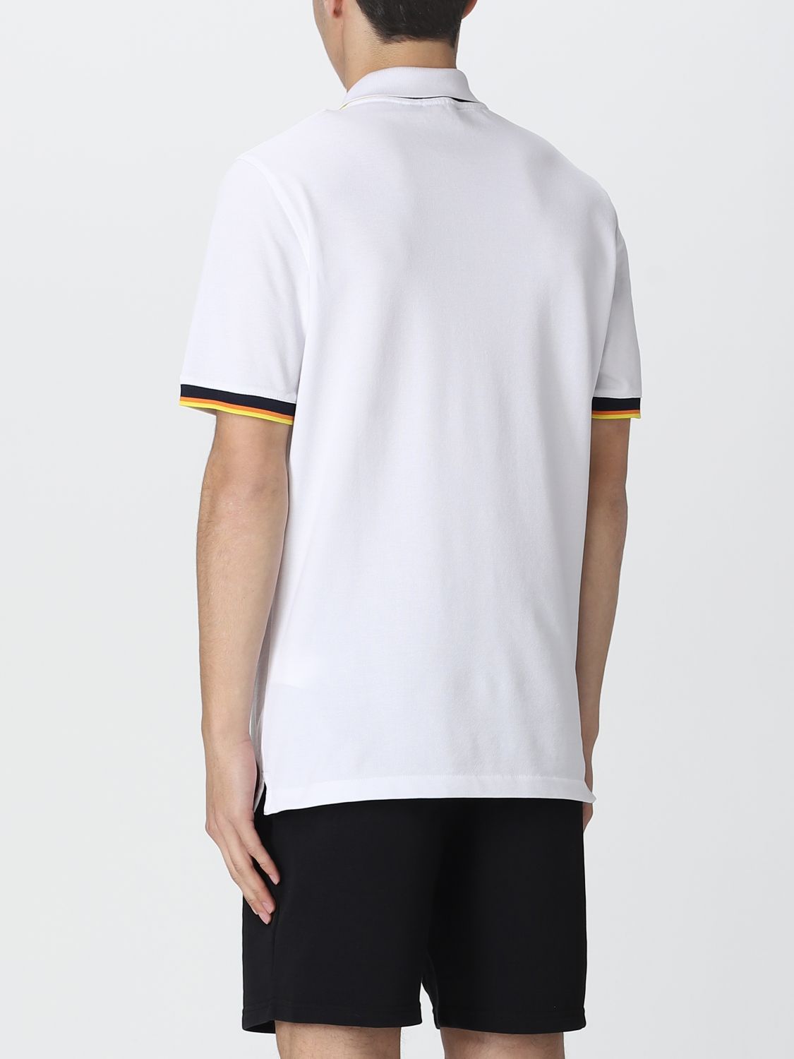 K-way Polo Shirt  Men Color White In Bianco
