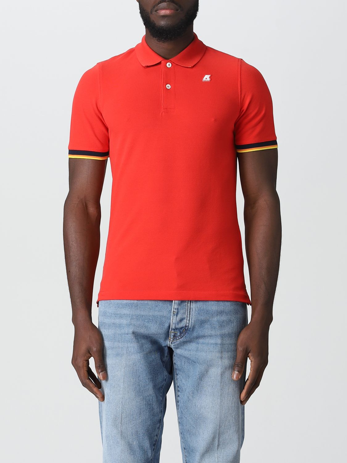 K-way Polo Shirt  Men Color Red