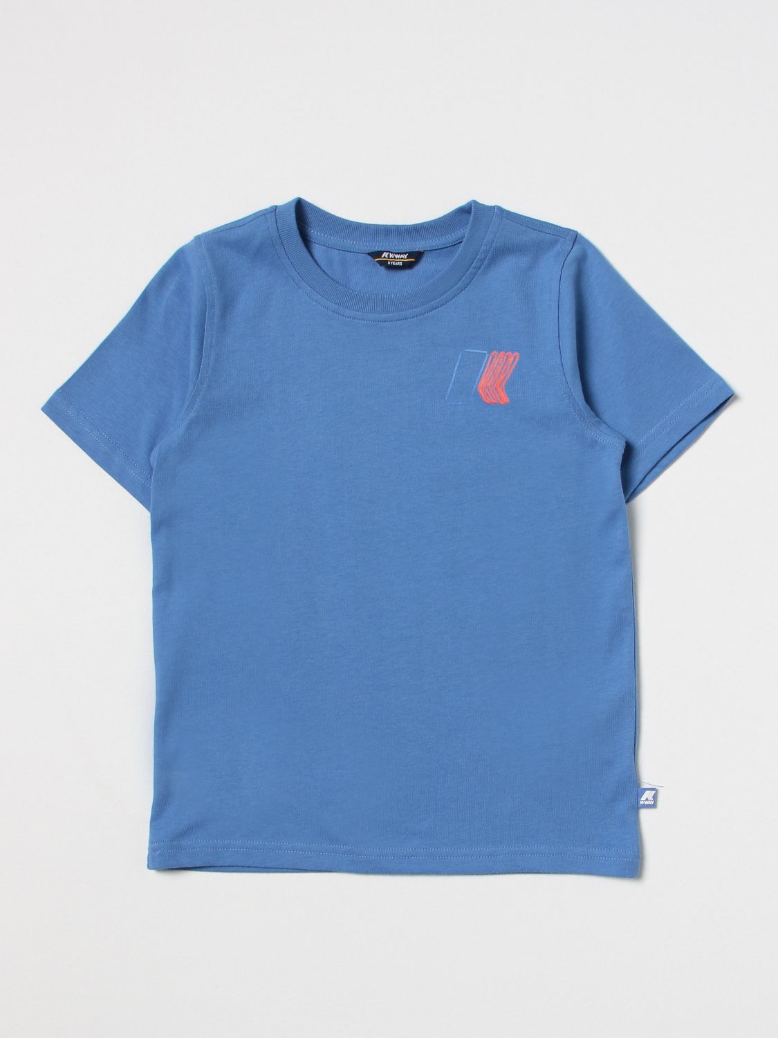 K-way T-shirt  Kids Color Gnawed Blue