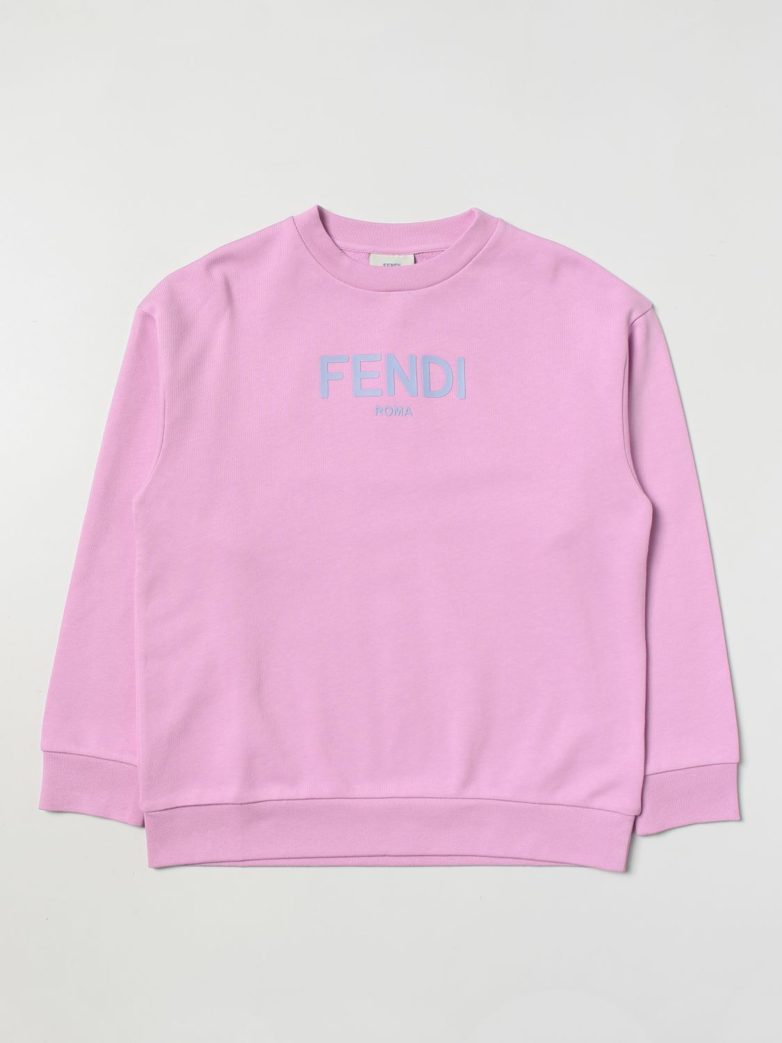 Maglia Fendi Kids: Felpa Fendi Kids in cotone rosa 1