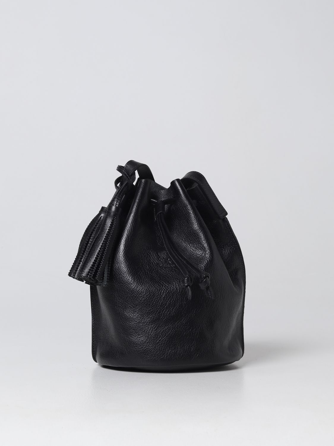 Il Bisonte Stibbert Bucket Bag In Black | ModeSens