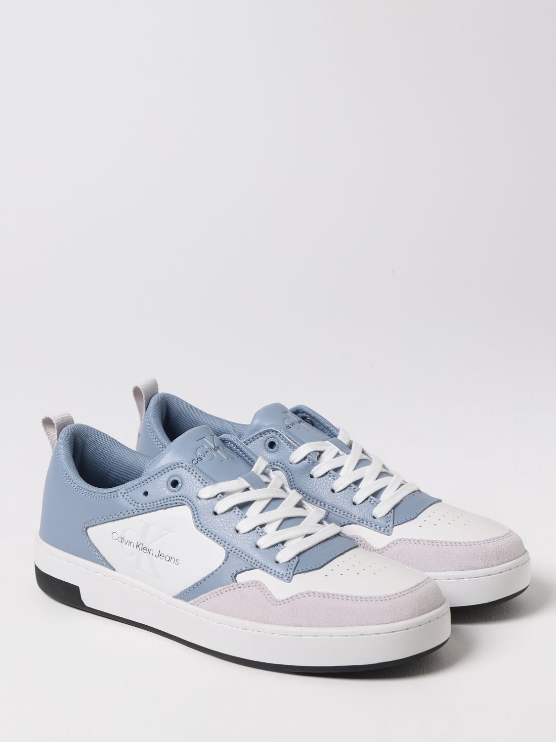 CALVIN KLEIN JEANS: sneakers for man - Gnawed Blue | Calvin Klein Jeans sneakers online GIGLIO.COM