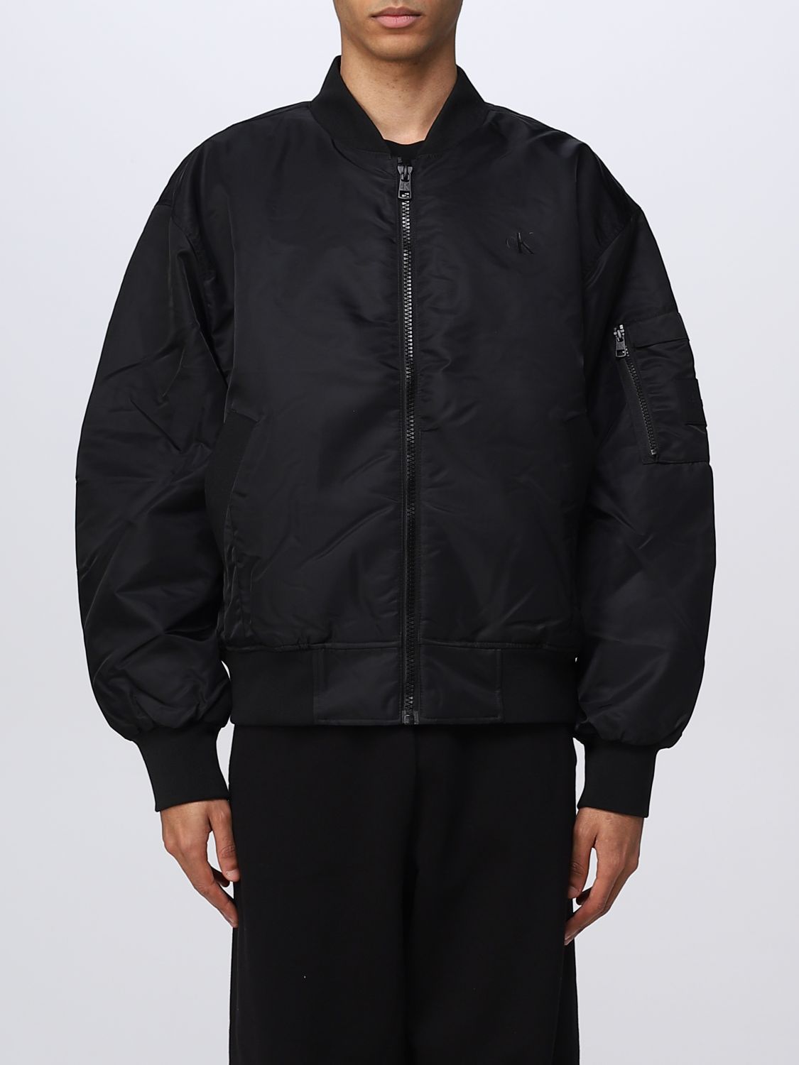 puree verbinding verbroken Doorzichtig CALVIN KLEIN JEANS: jacket for man - Black | Calvin Klein Jeans jacket  J30J322491 online on GIGLIO.COM