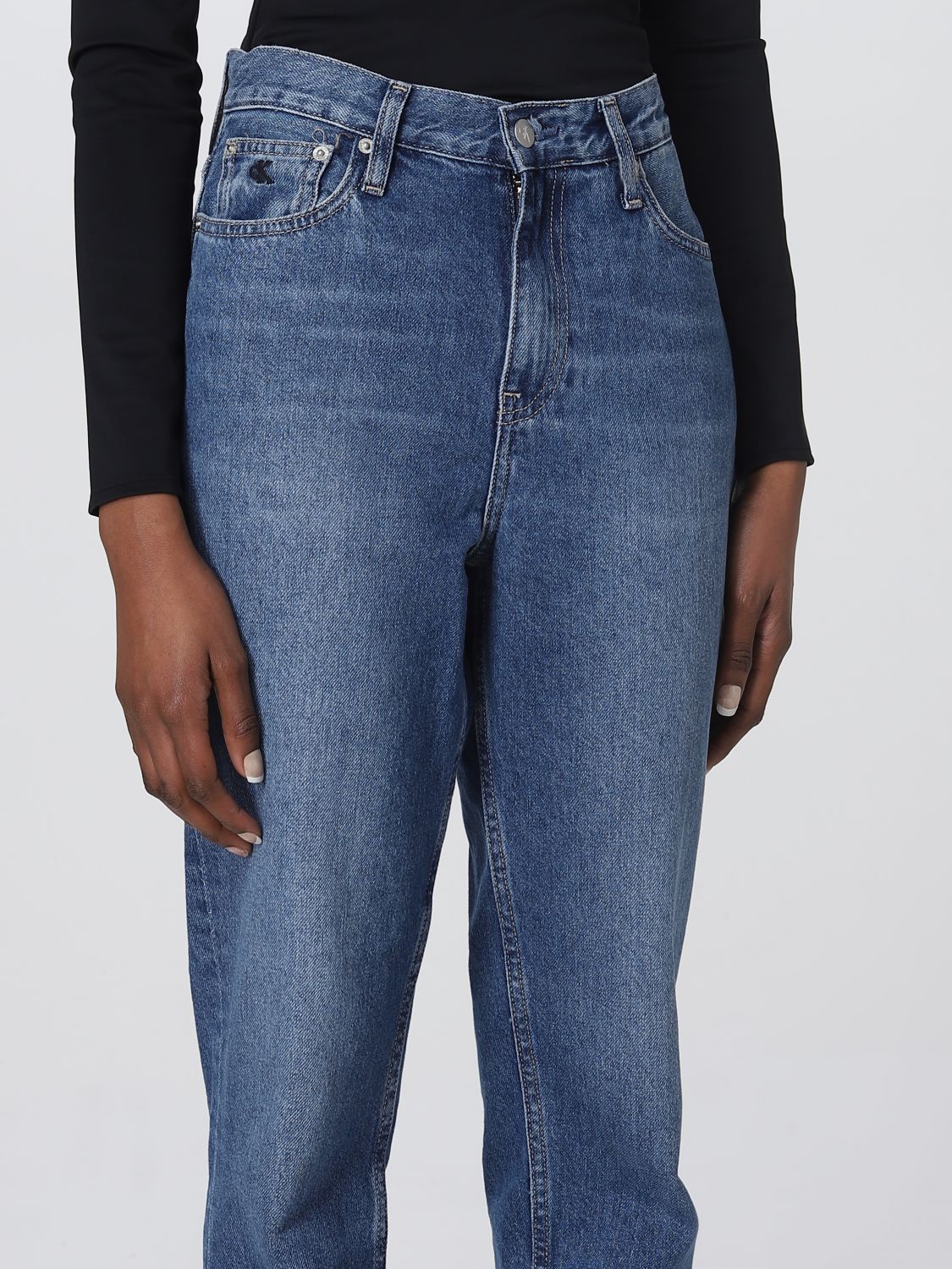 CALVIN KLEIN JEANS: jeans for woman - Denim | Calvin Klein Jeans jeans  J20J220194 online on 
