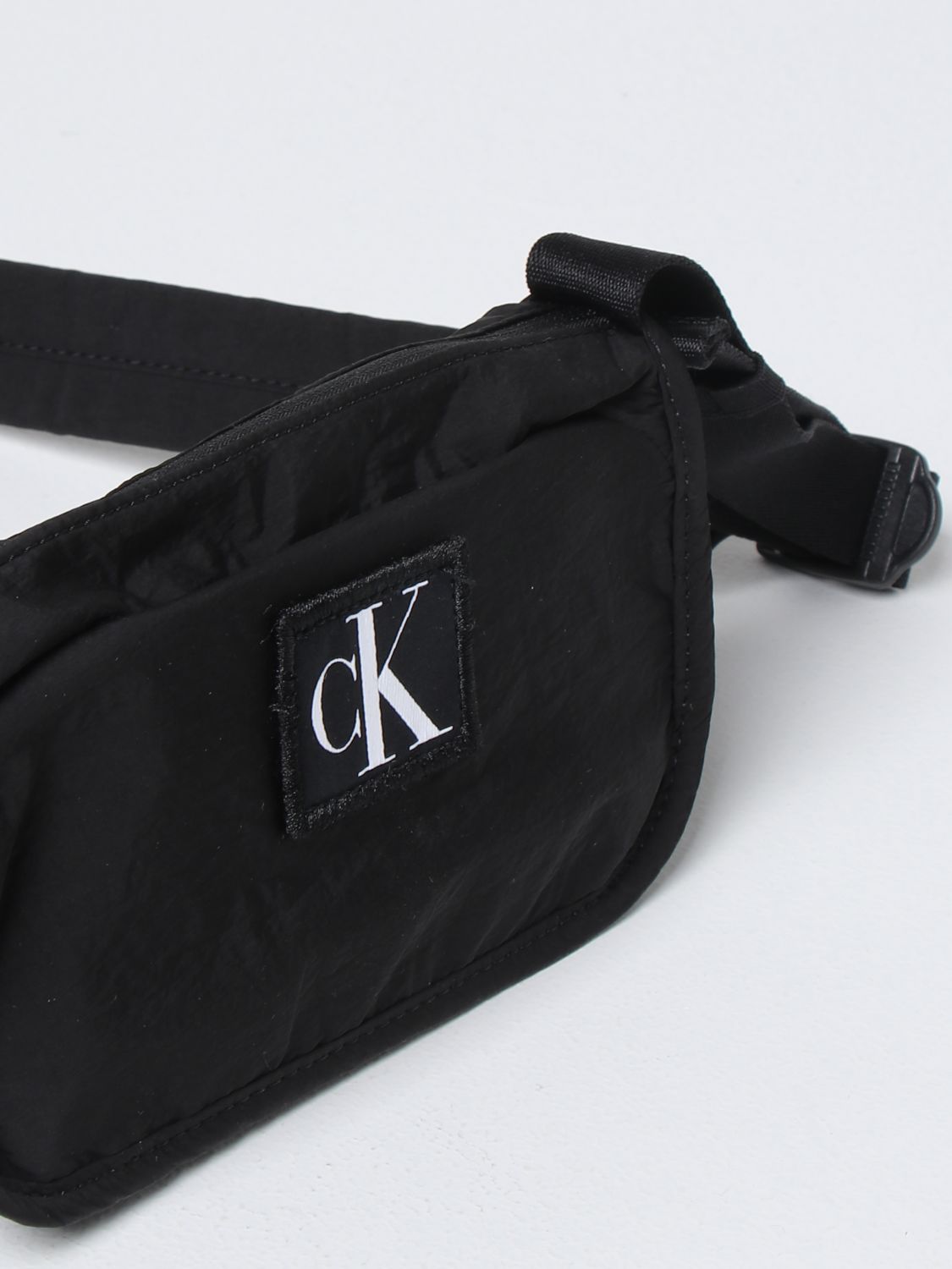 CALVIN KLEIN JEANS: belt bag for women - Black | Calvin Klein Jeans belt bag  K60K610334 online on 