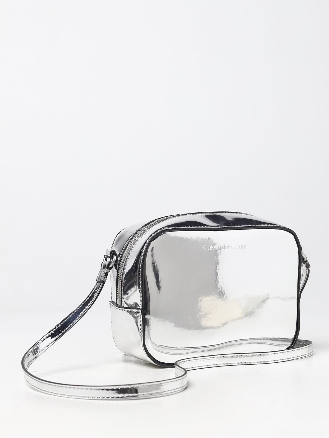 CALVIN KLEIN JEANS: crossbody bags for woman - Silver | Calvin Klein ...