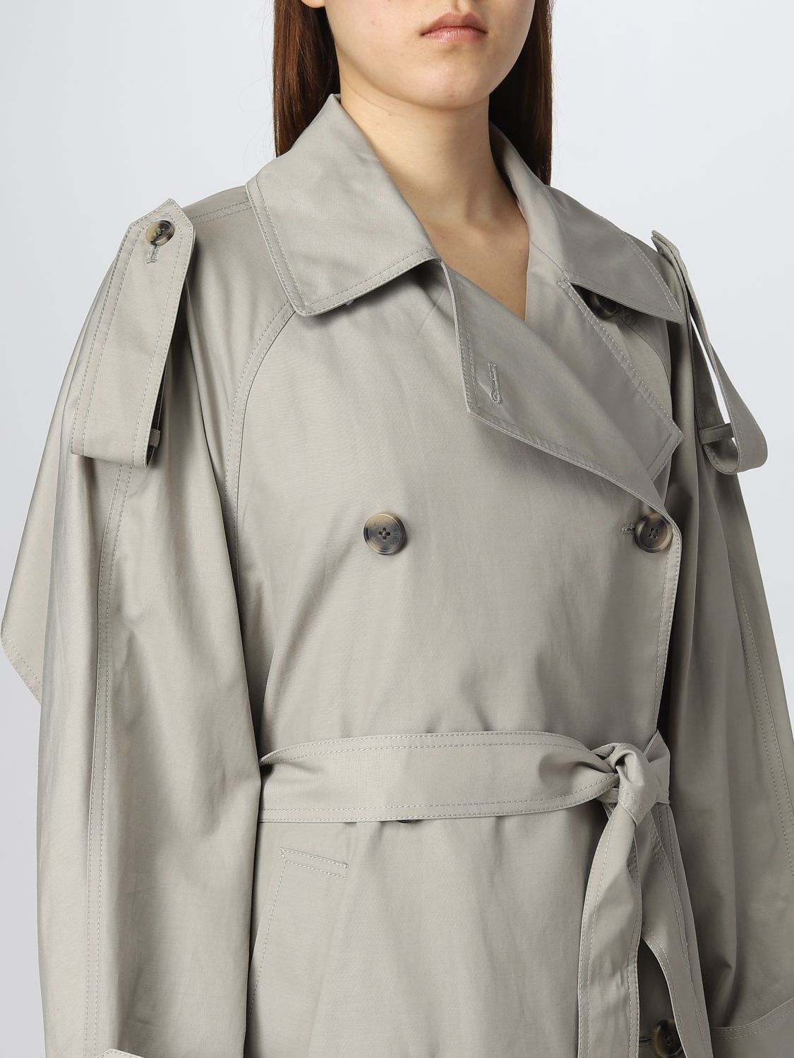 Conventie mosterd Aquarium CALVIN KLEIN: trench coat for woman - Beige | Calvin Klein trench coat  K20K204997 online on GIGLIO.COM