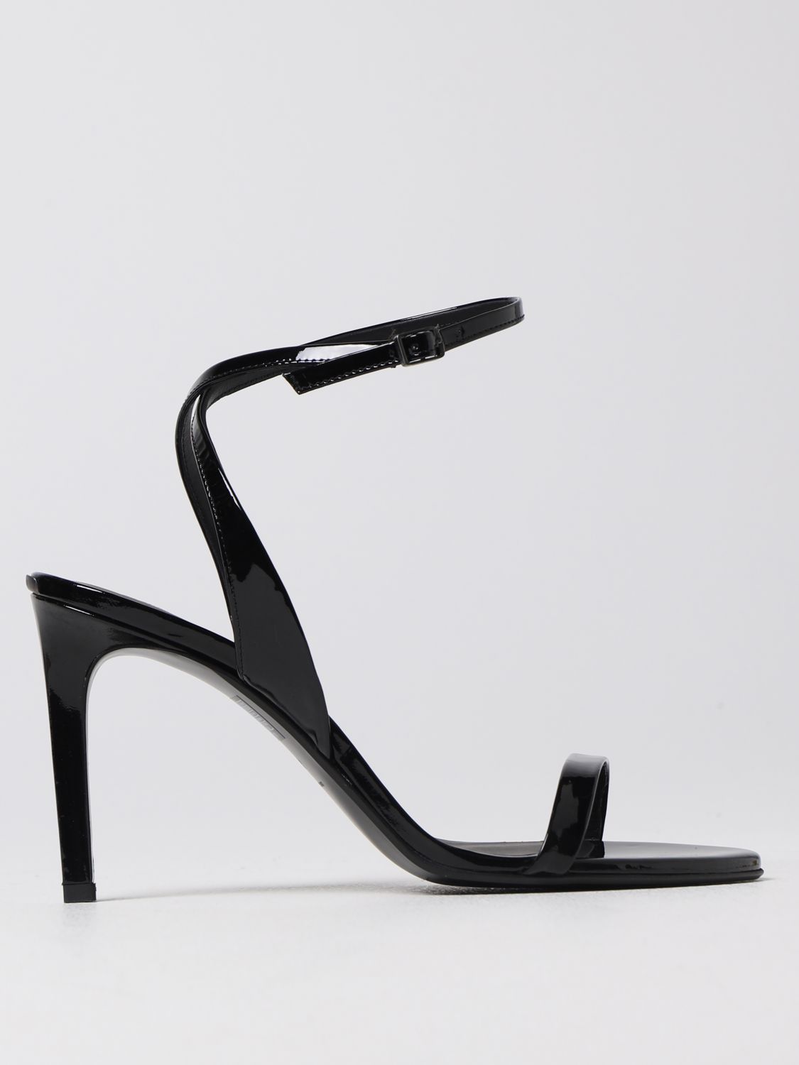 CALVIN KLEIN: heeled sandals for woman - Black | Calvin Klein heeled sandals  HW0HW01632 online on 