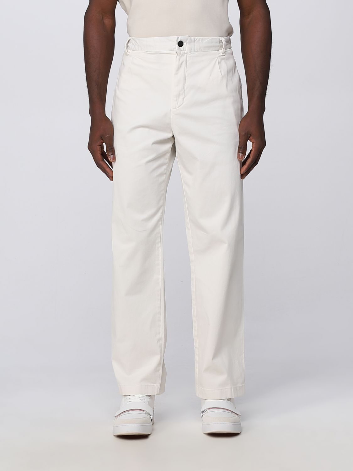 CALVIN KLEIN: pants for man - White | Calvin Klein pants K10K110698 ...
