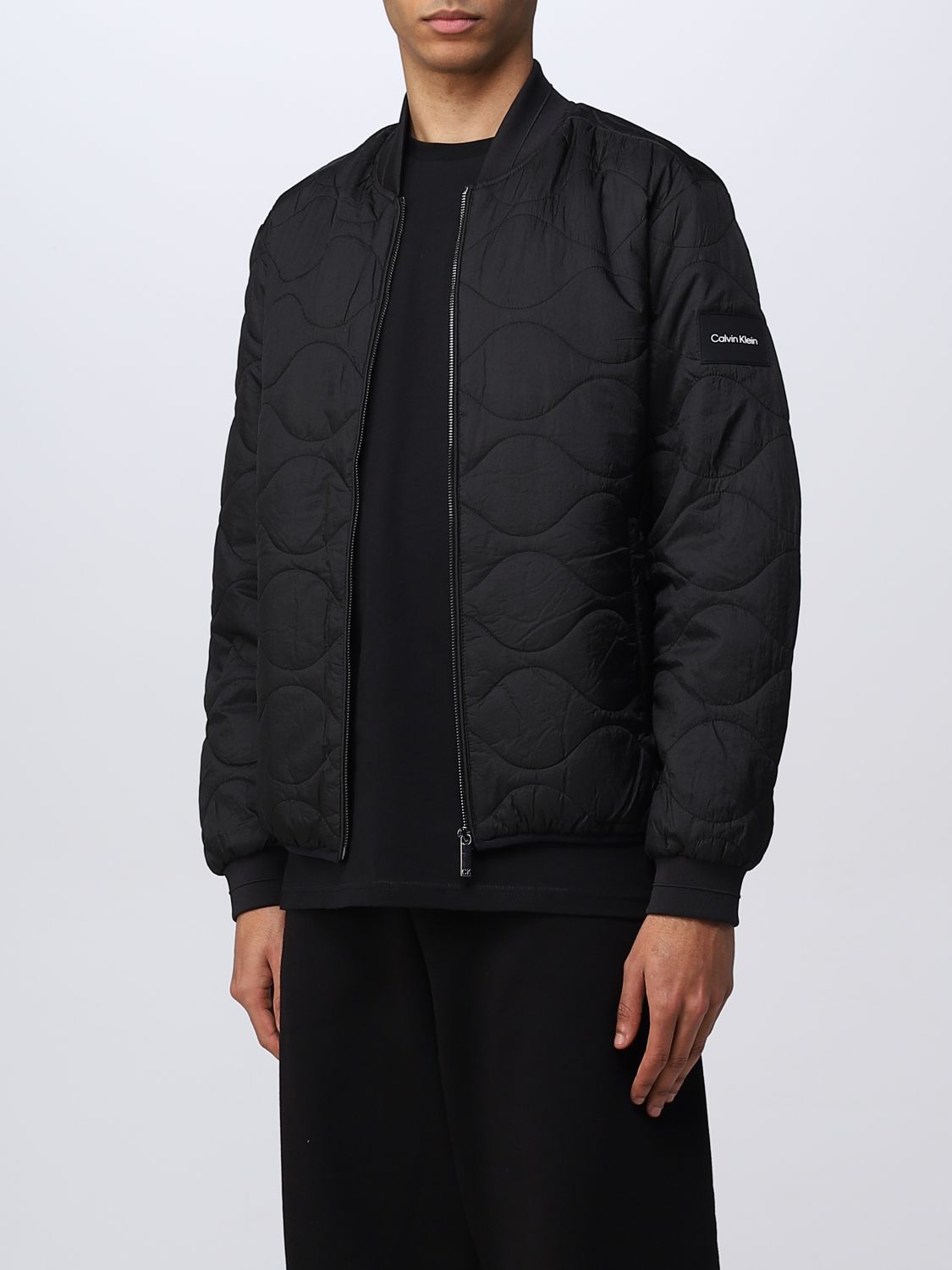 Cirkel Aanpassen bespotten CALVIN KLEIN: jacket for man - Black | Calvin Klein jacket K10K110680  online on GIGLIO.COM