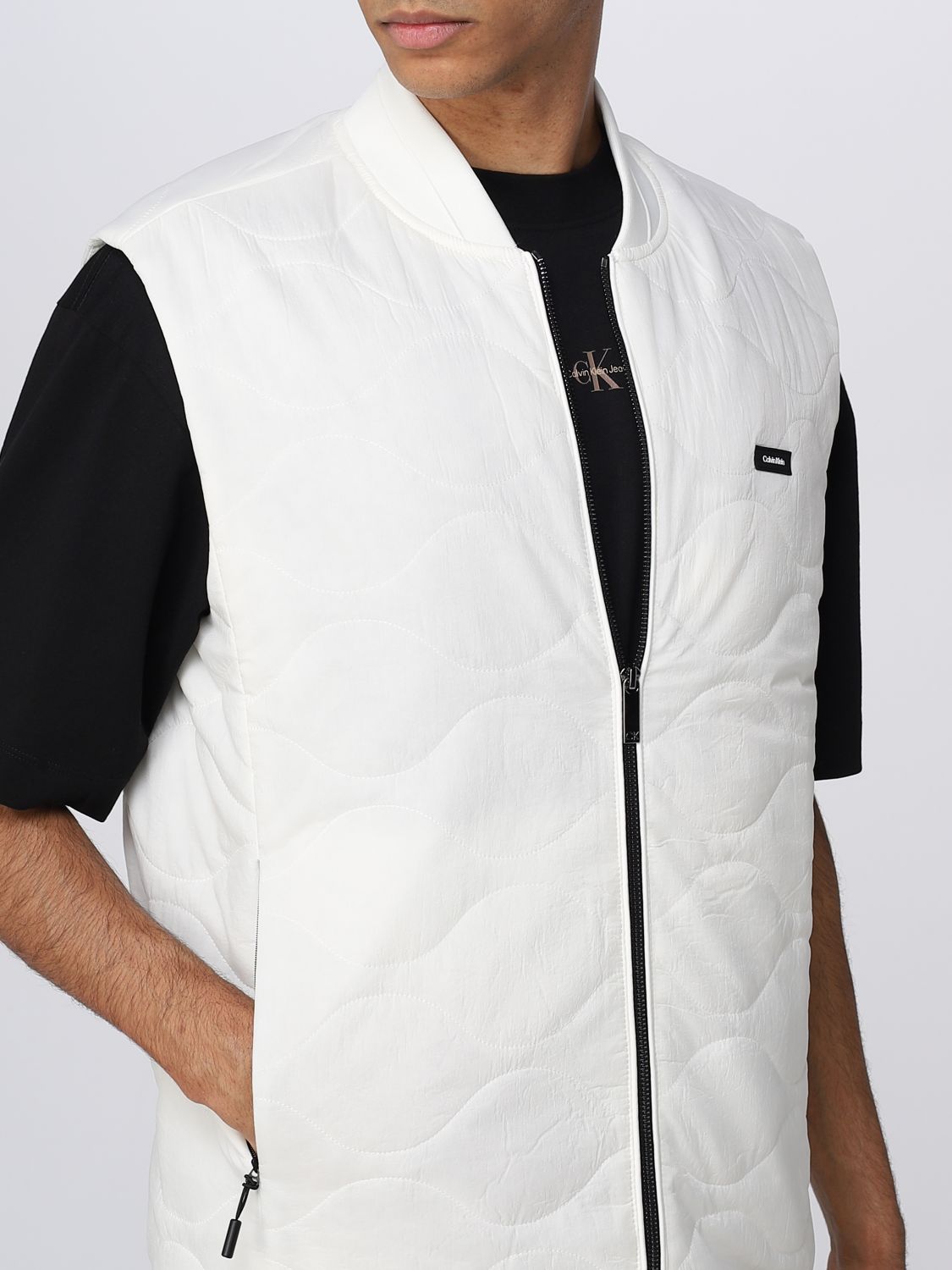 CALVIN KLEIN: jacket for man - White | Calvin Klein jacket K10K110679  online on 