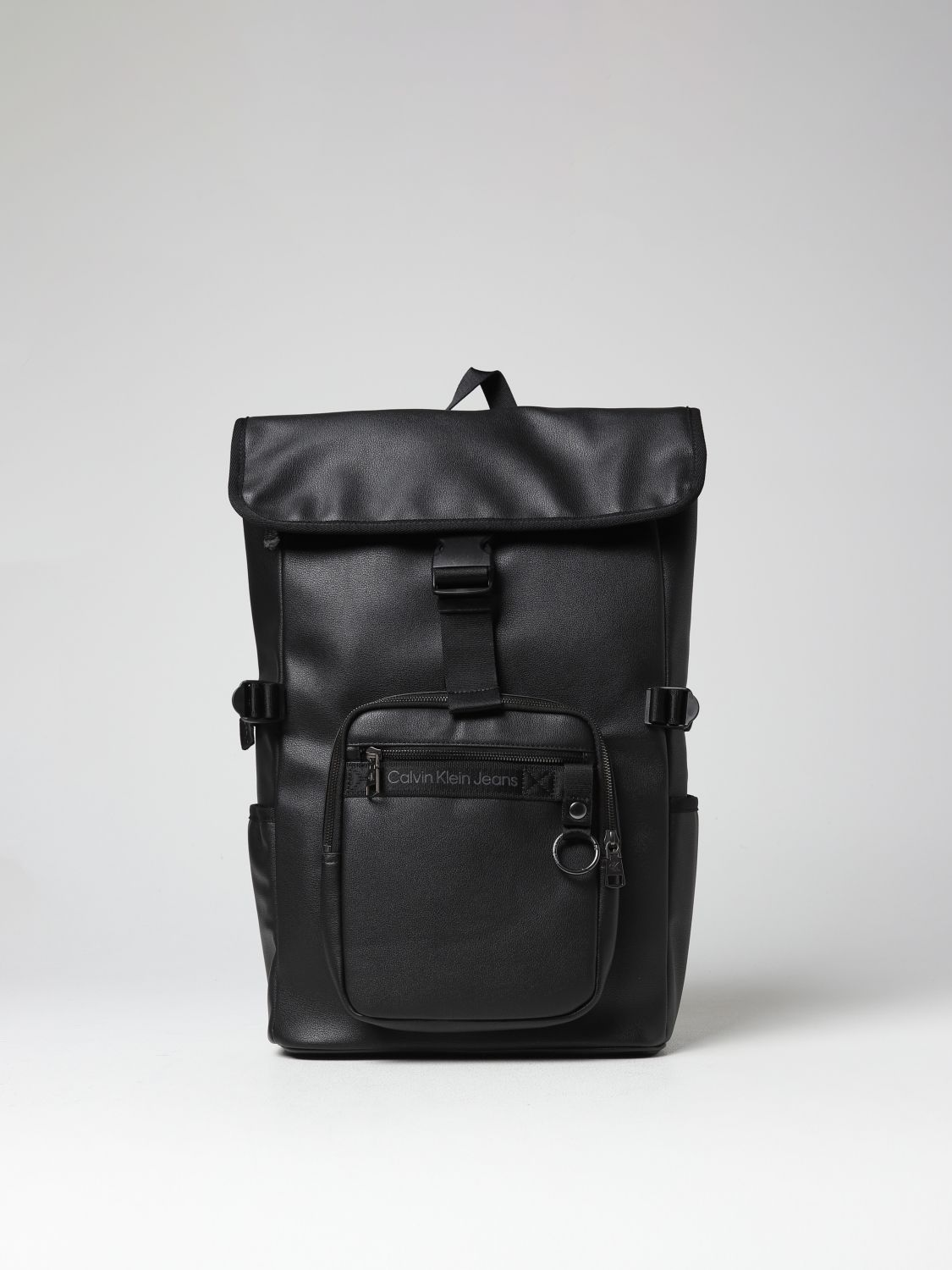 CALVIN KLEIN JEANS: backpack for man - Black | Calvin Klein Jeans ...