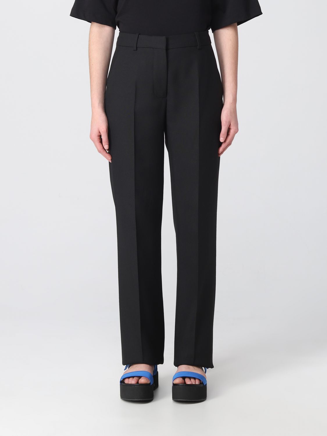 Calvin Klein Trousers Woman In Black | ModeSens