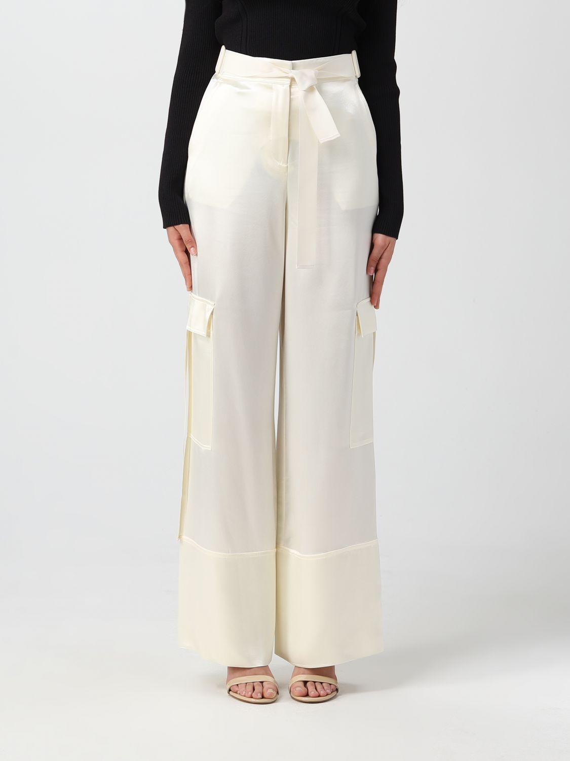 CALVIN KLEIN: pants for woman - Sand | Calvin Klein pants K20K205625 ...