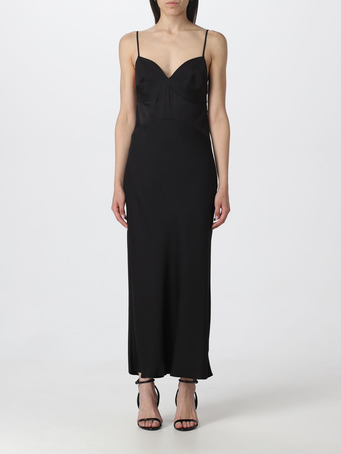 CALVIN KLEIN: dress for woman - Black | Calvin Klein dress K20K205228 ...