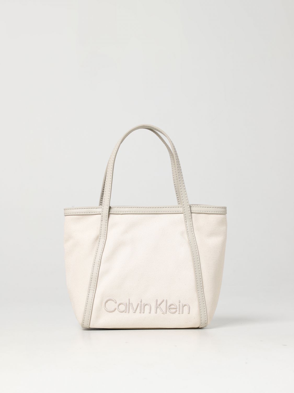 CALVIN KLEIN JEANS: shoulder bag for woman - Yellow Cream