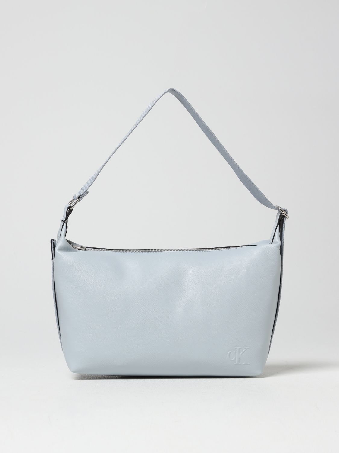 CALVIN KLEIN JEANS: shoulder for woman - Sky Blue | Calvin Klein Jeans shoulder bag K60K610698 online on GIGLIO.COM