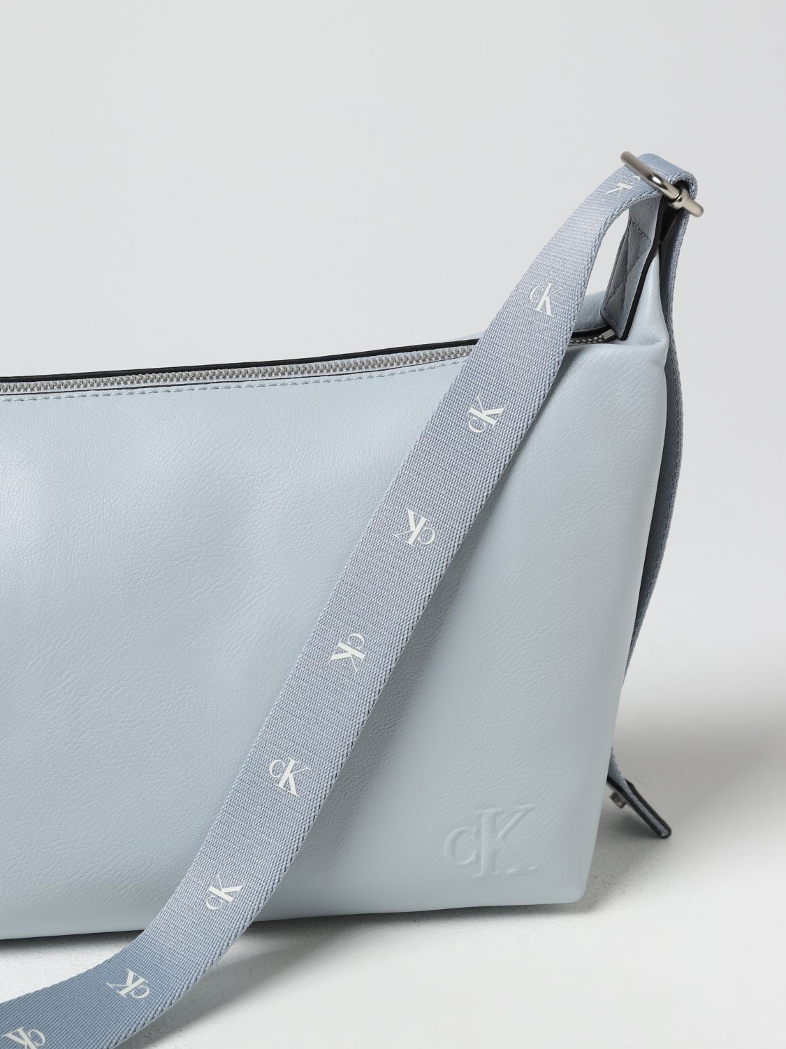 CALVIN KLEIN JEANS: shoulder bag for woman - Sky Blue | Calvin Klein Jeans shoulder  bag K60K610698 online on 
