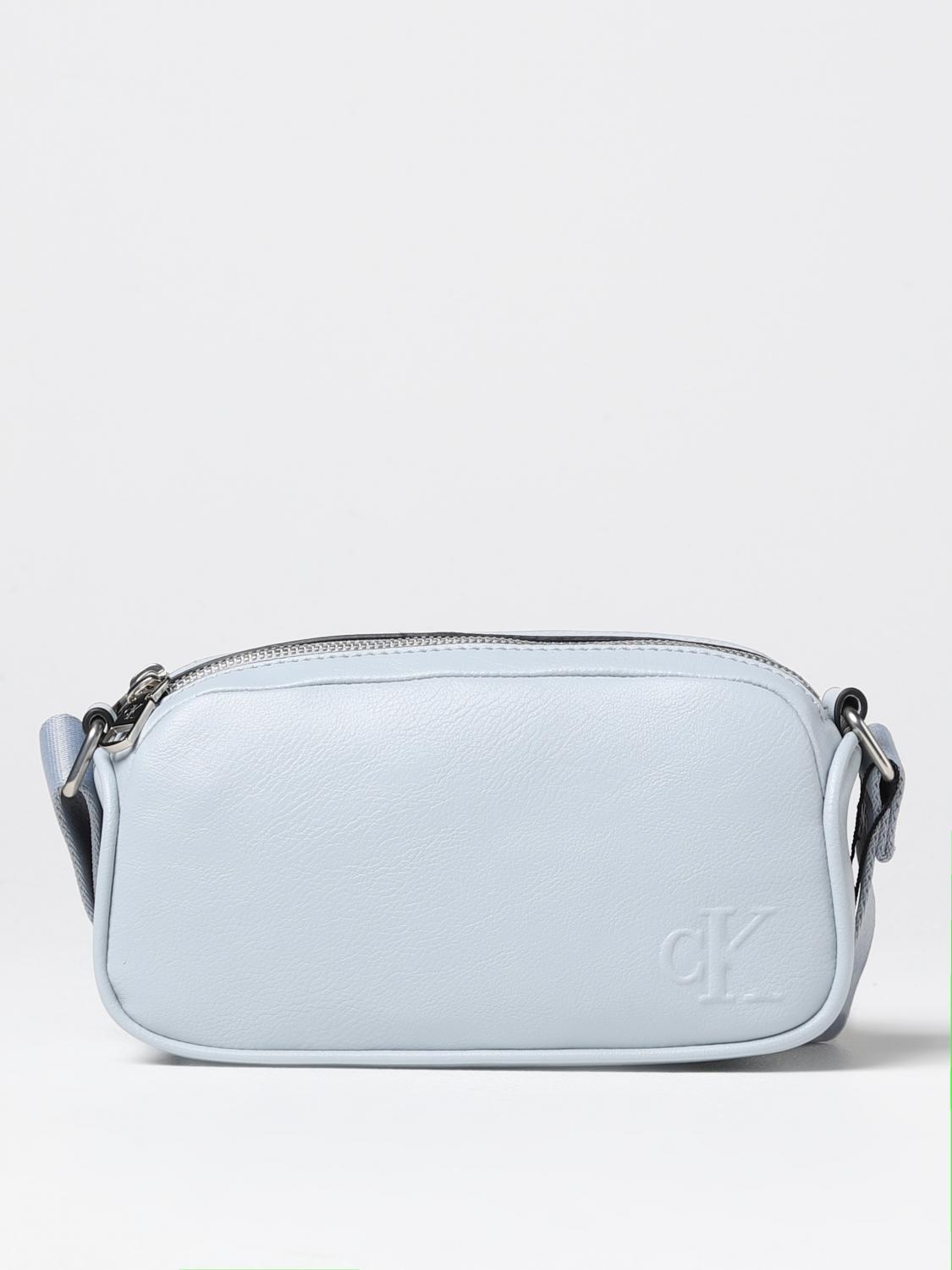 CALVIN KLEIN JEANS: crossbody bags for woman - Sky Blue | Calvin Klein Jeans crossbody bags K60K610326 online on CALVIN KLEIN JEANS: crossbody bags for woman - Sky Blue | Calvin Klein Jeans crossbody bags K60K610326 online on