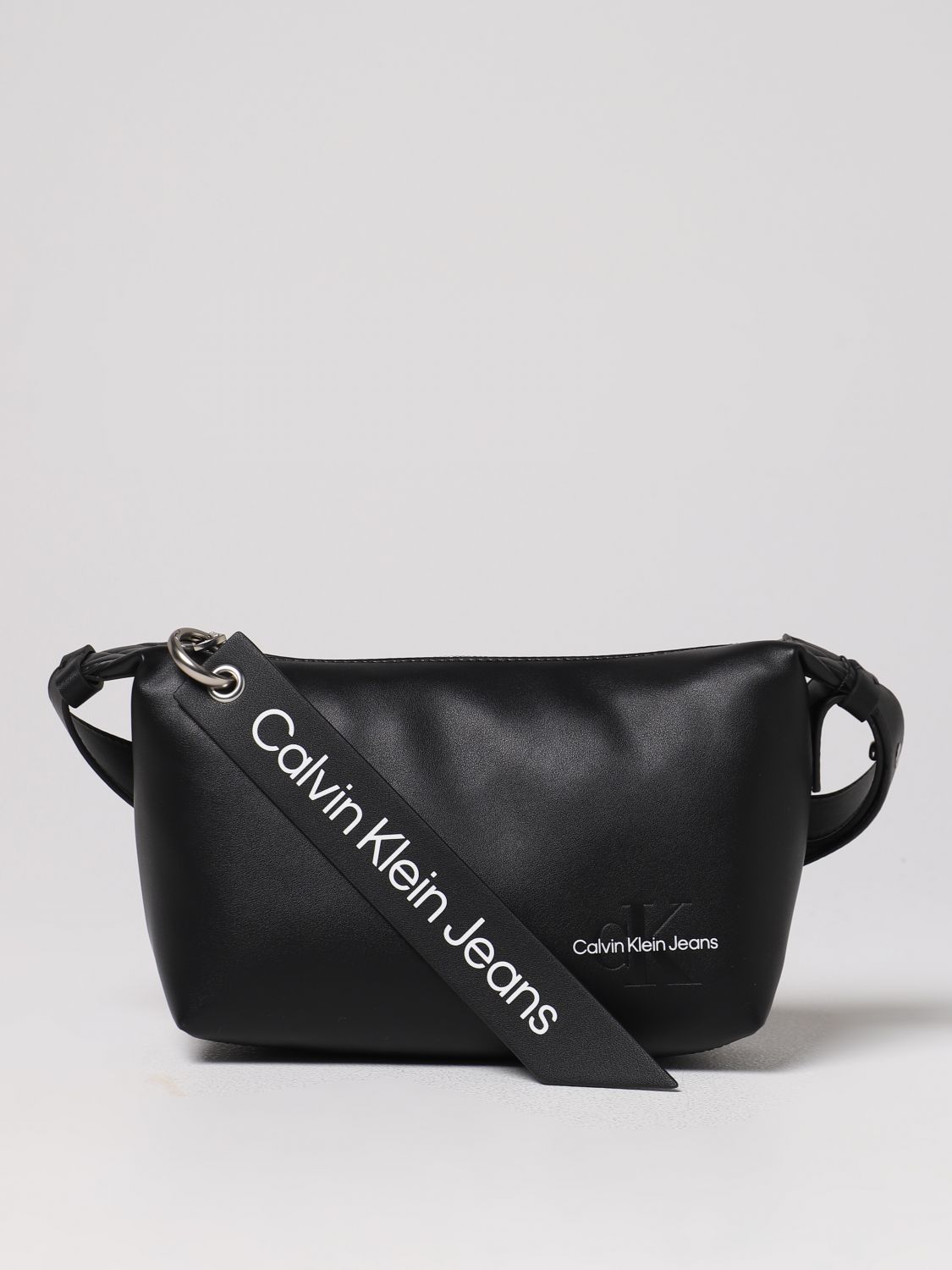 KLEIN JEANS: crossbody bags for woman - Black | Calvin Klein Jeans bags K60K610552 online on GIGLIO.COM