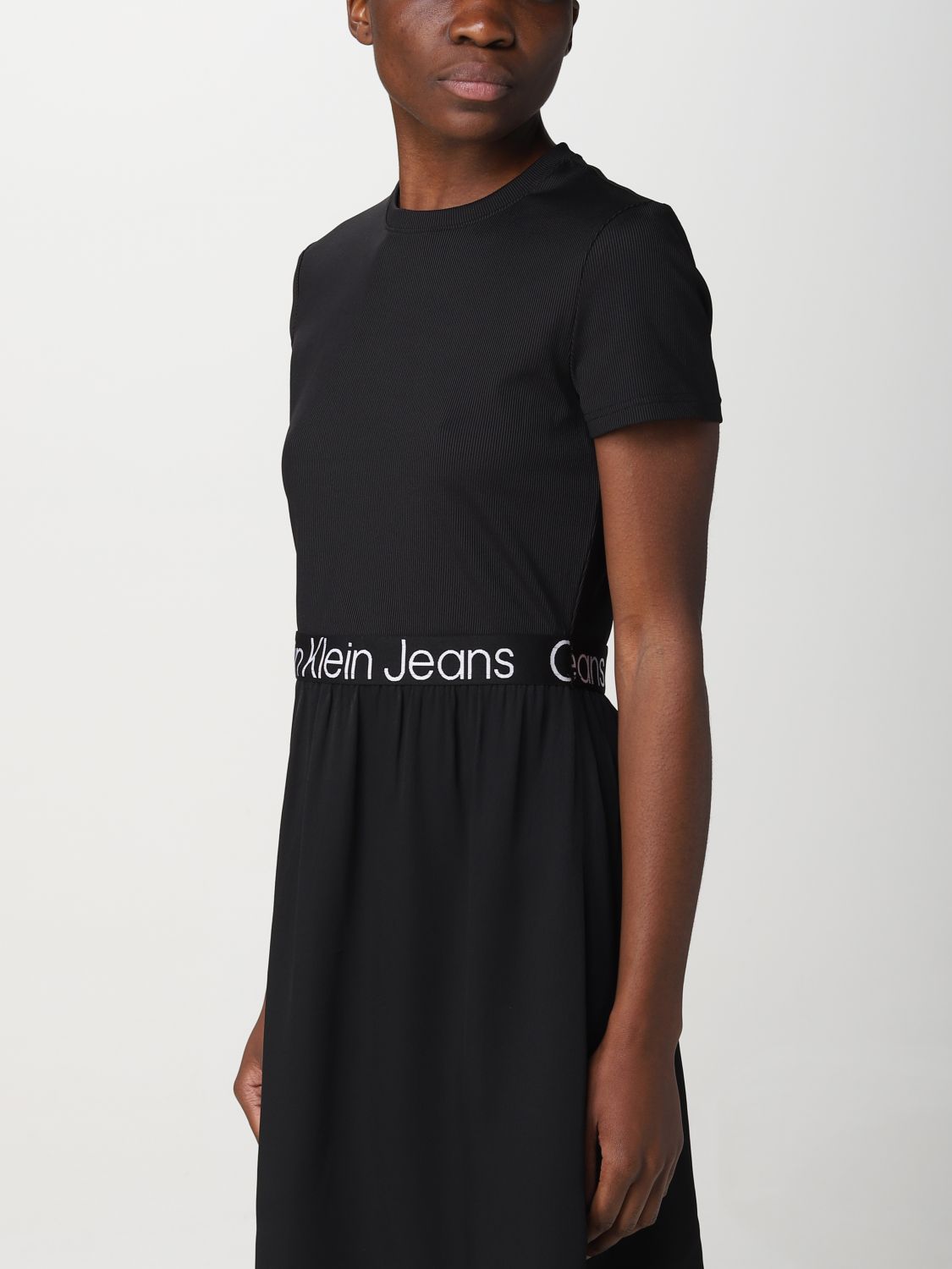 Kleid Calvin Klein Jeans: Calvin Klein Jeans Damen Kleid schwarz 3