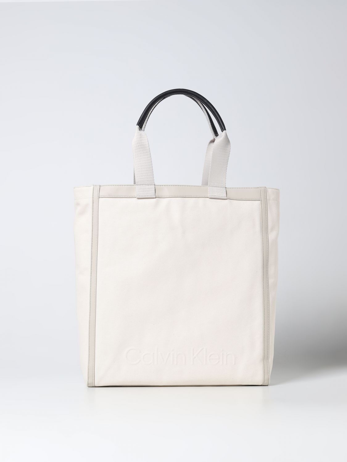 CALVIN KLEIN: bags for man - Yellow Cream | Calvin Klein bags K40K401000  online on 